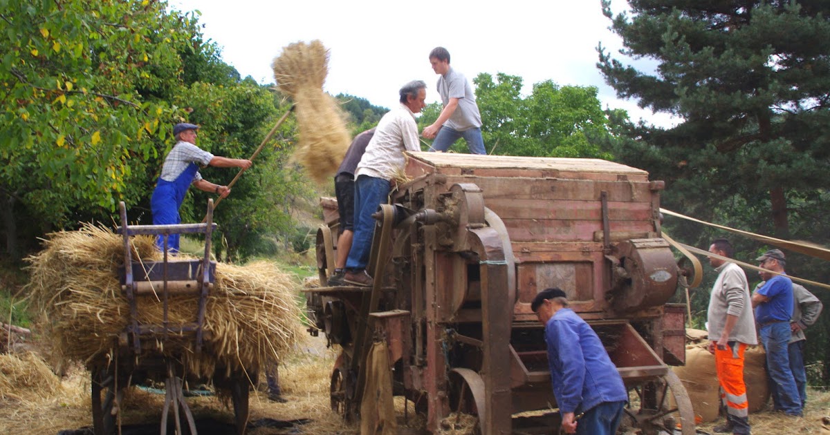 Vieilles fermes campagne française paysans